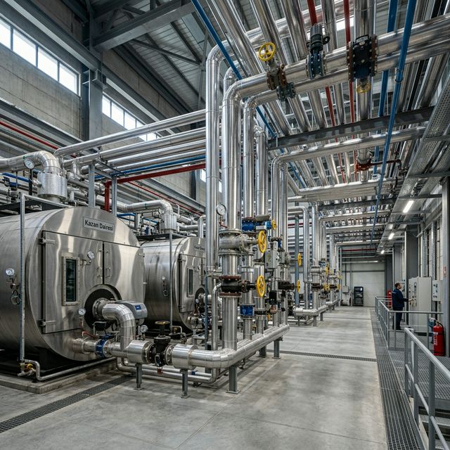 Endüstriyel Buhar Kazanı